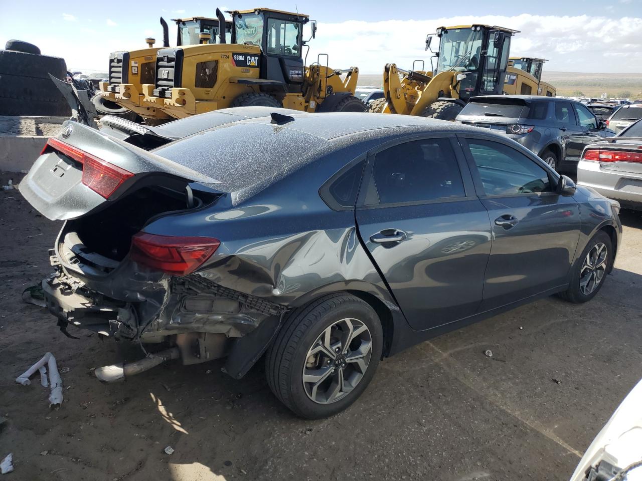 2020 KIA Forte VIN 3KPF24AD3LE196671 Copart auction photo, rear end damage thumbnail 3