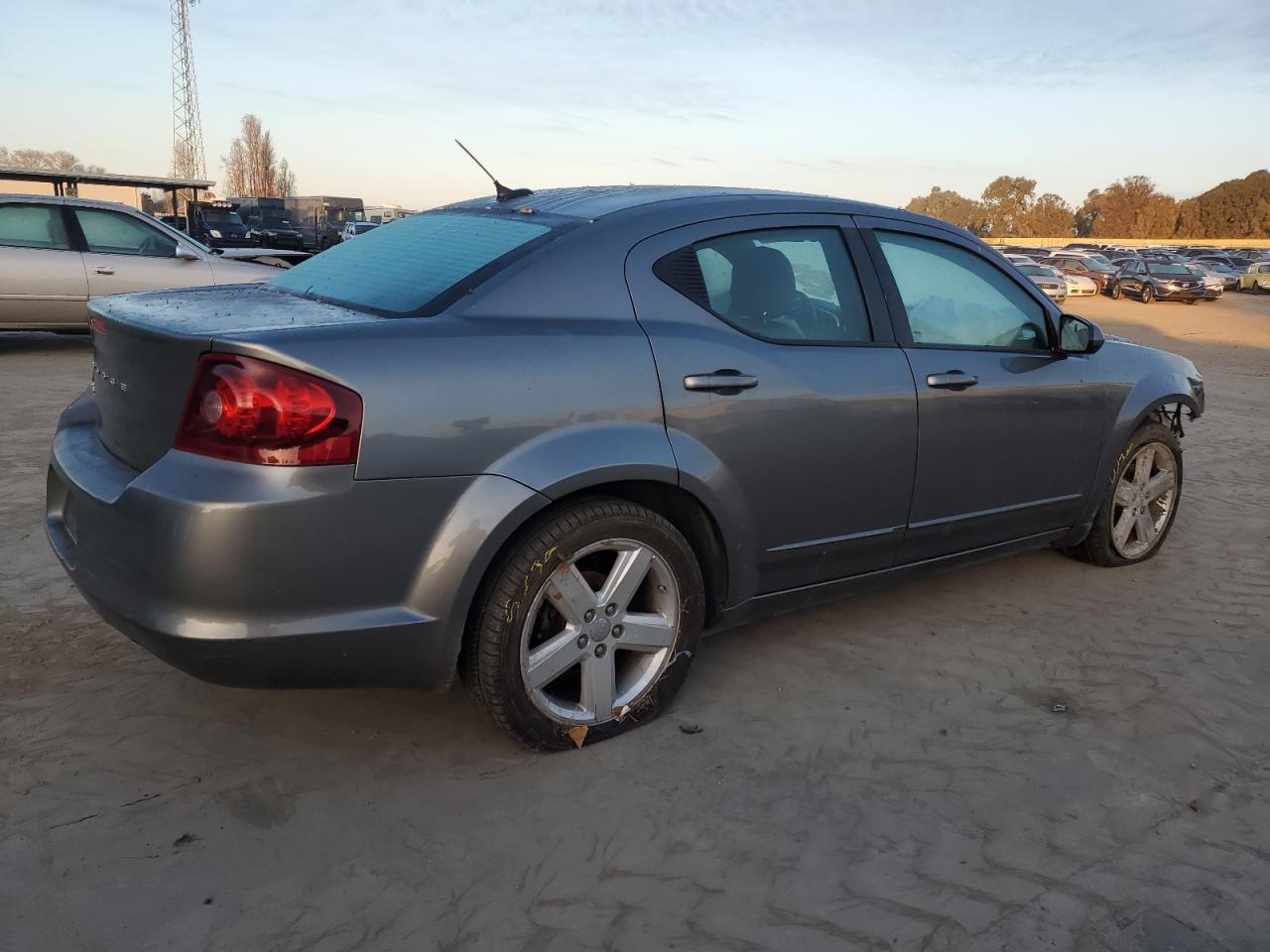 2011 Dodge Avenger VIN 1B3BD1FBXBN589044 Copart auction photo, front end / rear end damage thumbnail 3