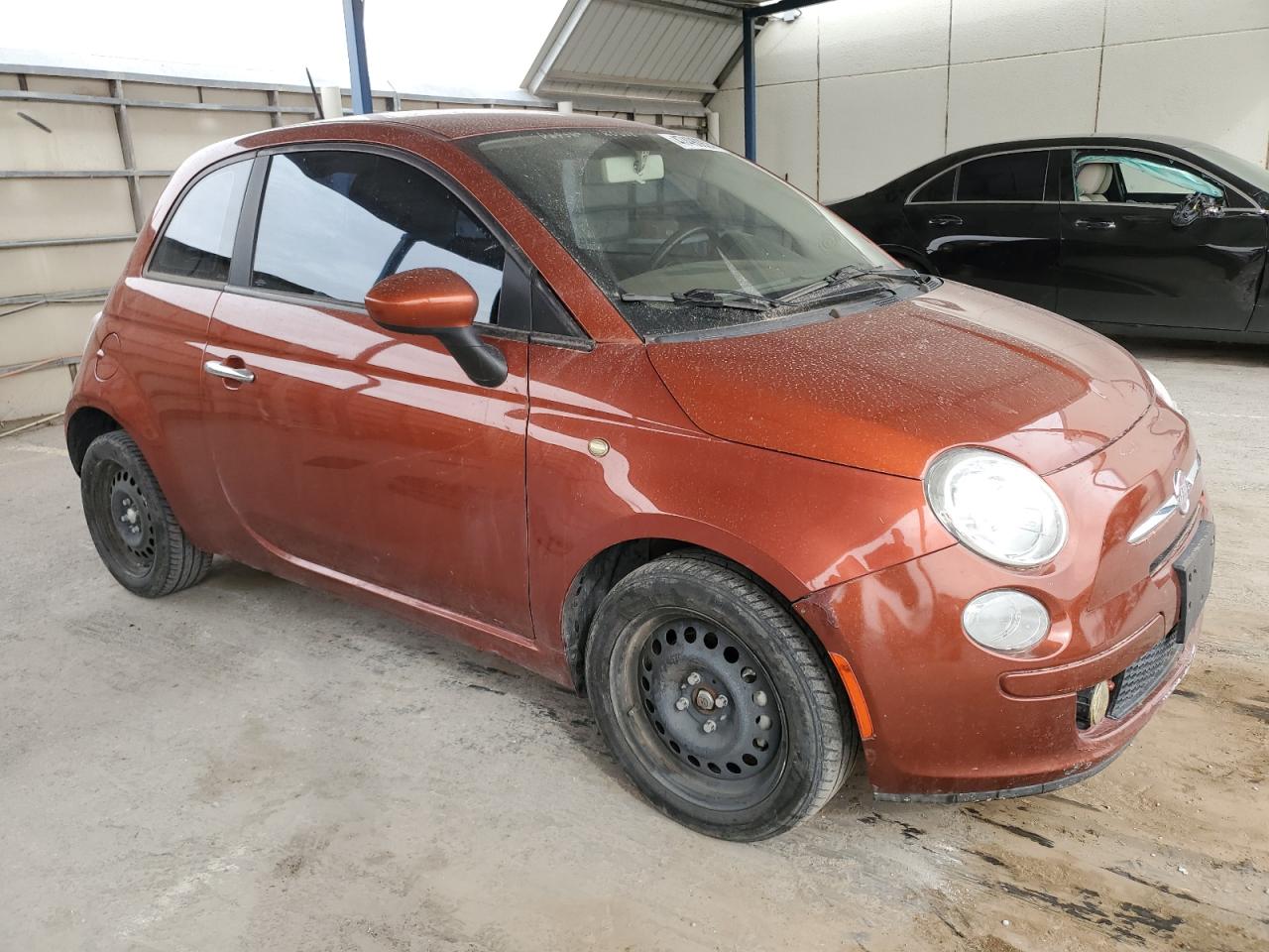 2012 Fiat 500 VIN 3C3CFFAR6CT269742 Copart auction photo, front end damage thumbnail 4