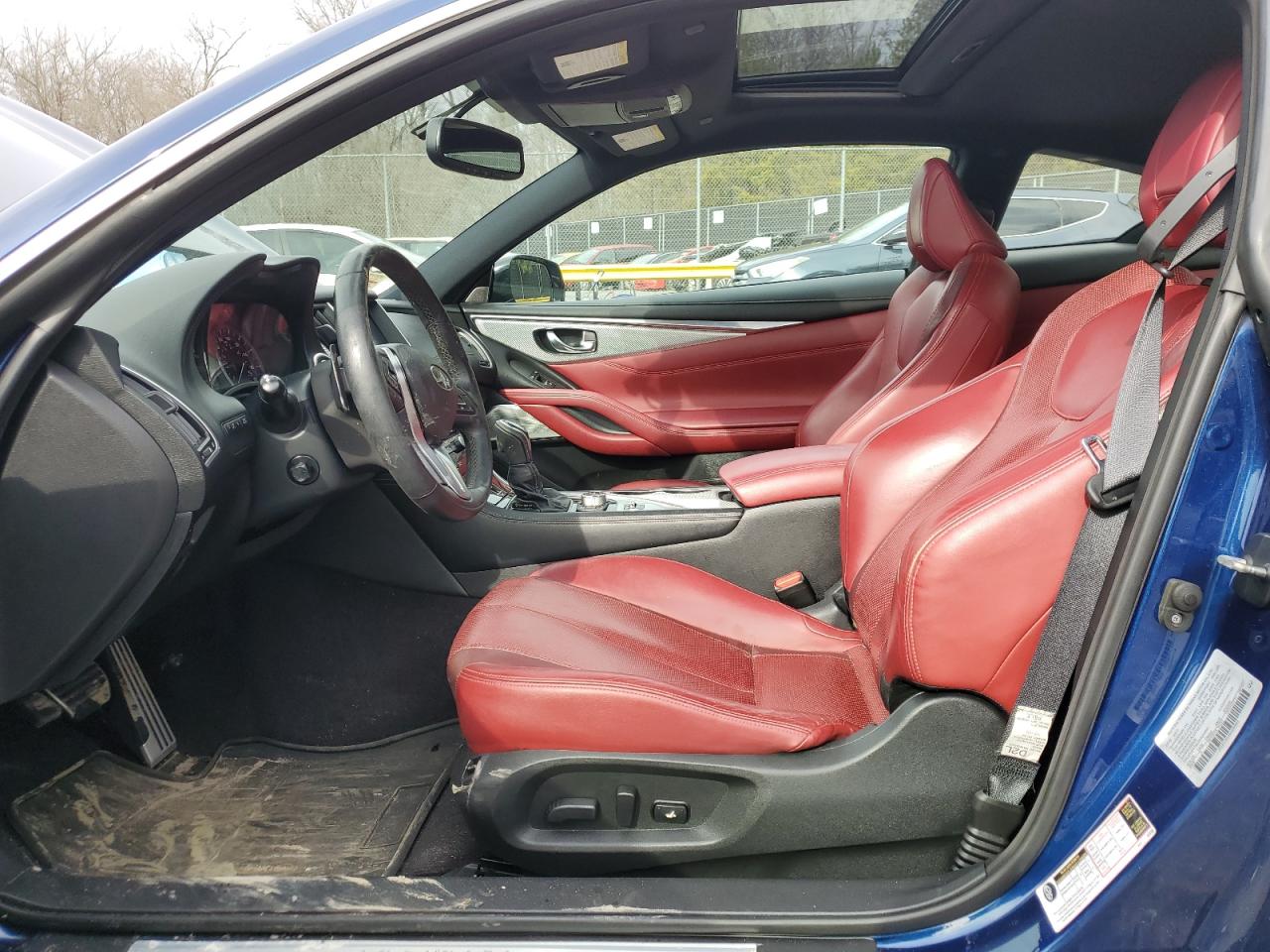 2017 Infiniti Q60 VIN JN1EV7EL5HM559991 Copart auction photo, rear end / side damage thumbnail 7