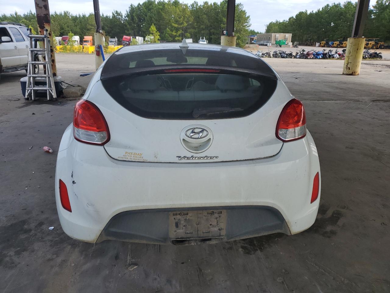 2013 Hyundai Veloster VIN KMHTC6AD0DU148961 Copart auction photo, front end damage thumbnail 6