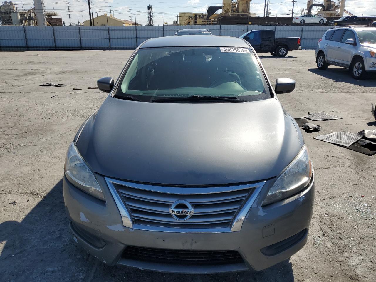 2015 Nissan Sentra VIN 3N1AB7AP1FY225144 Copart auction photo, rear end / front end damage thumbnail 5