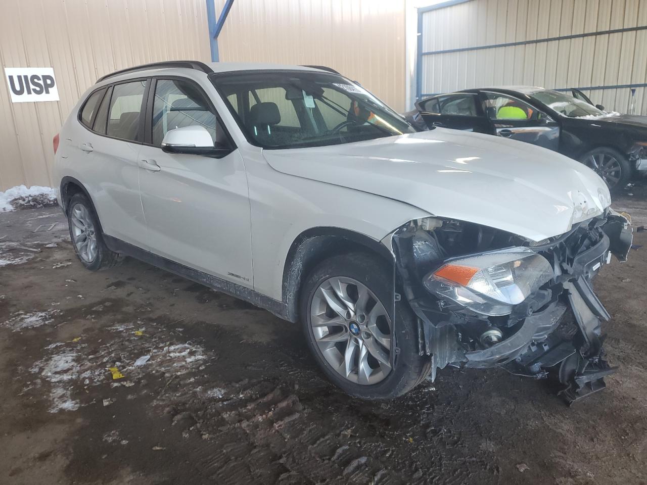 2015 BMW X1 VIN WBAVL1C50FVY27838 Copart auction photo, front end damage thumbnail 4