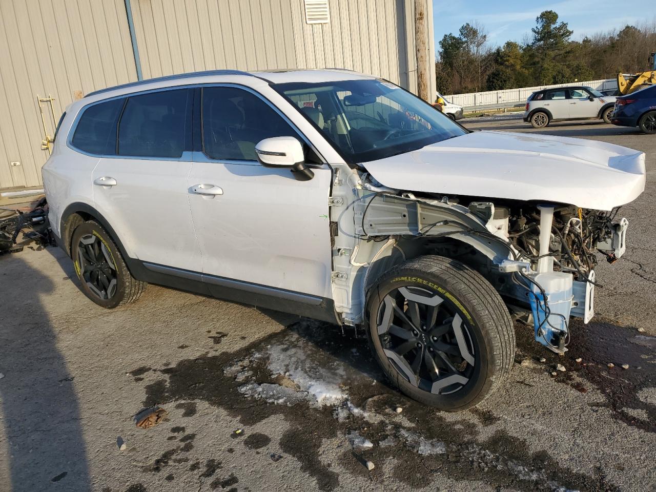 2023 KIA Telluride VIN 5XYP3DGC5PG379241 Copart auction photo, front end damage thumbnail 4
