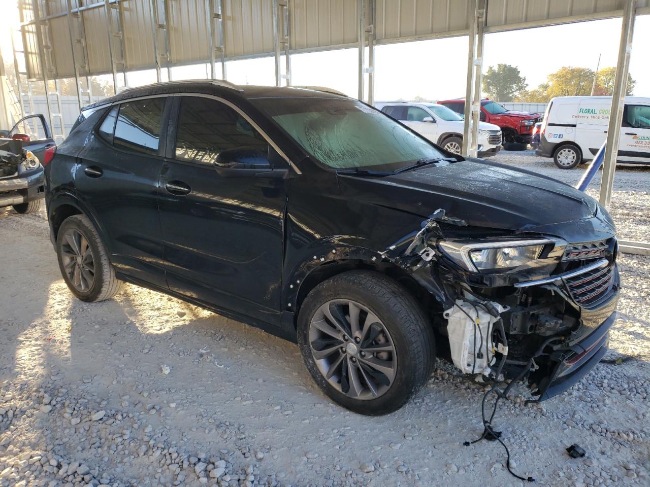 2021 Buick Encore VIN KL4MMBS2XMB044298 Copart auction photo, front end / minor dent/scratches damage thumbnail 4