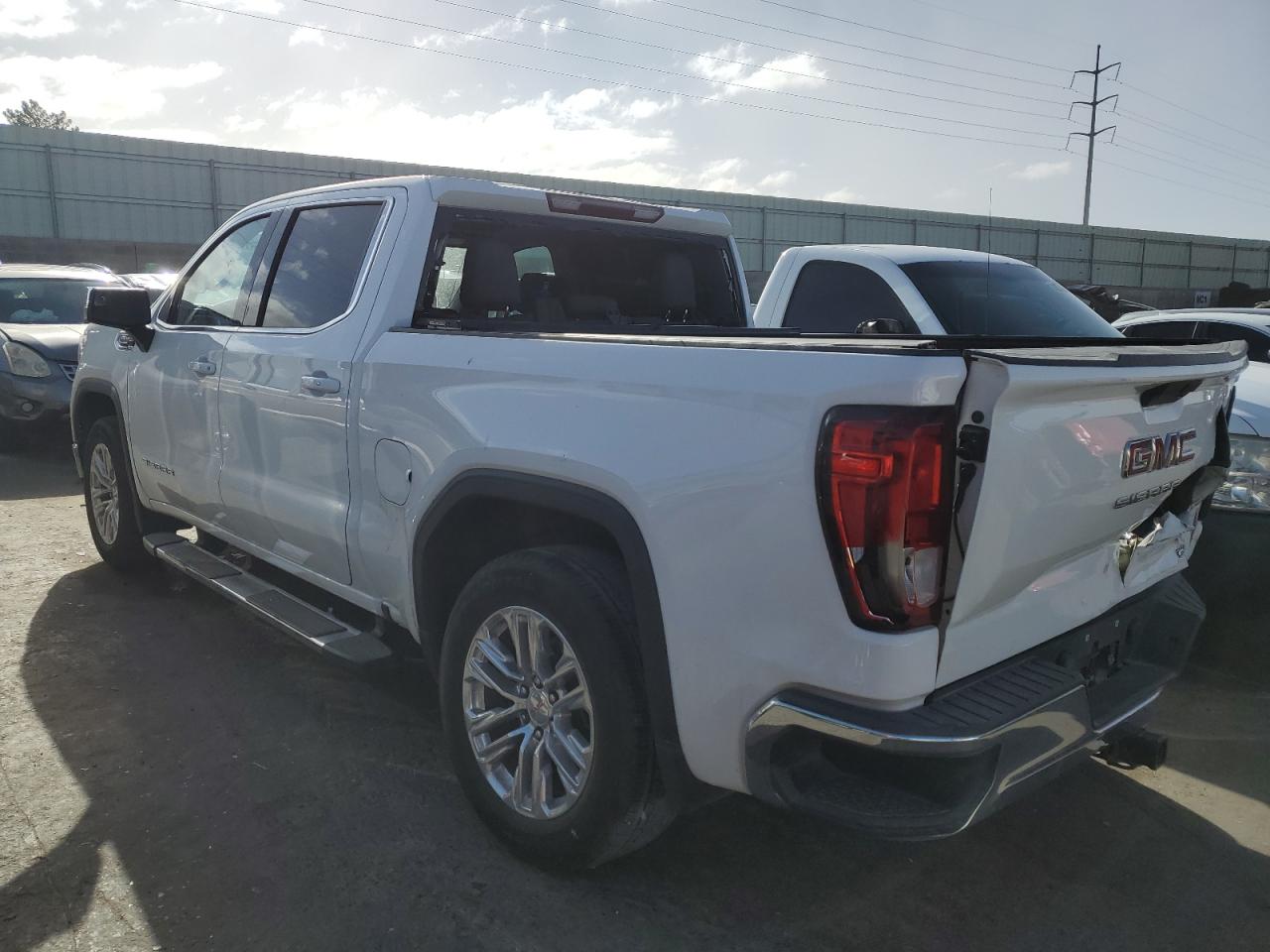 2019 GMC Sierra VIN 3GTP8BEDXKG221859 Copart auction photo, rear end / side damage thumbnail 2