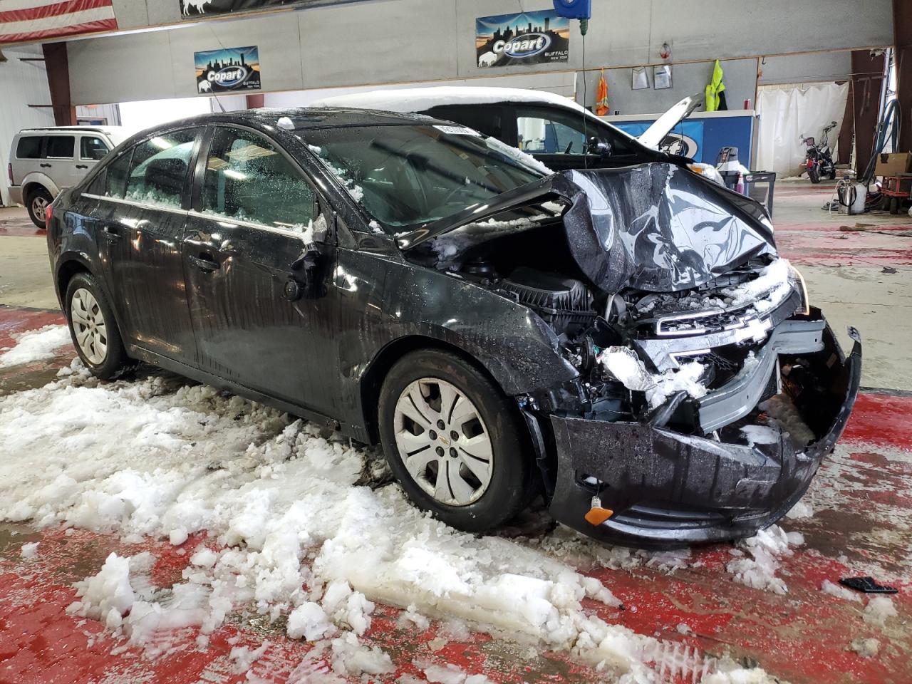 2012 Chevrolet Cruze VIN 1G1PC5SH8C7311167 Copart auction photo, front end damage thumbnail 4
