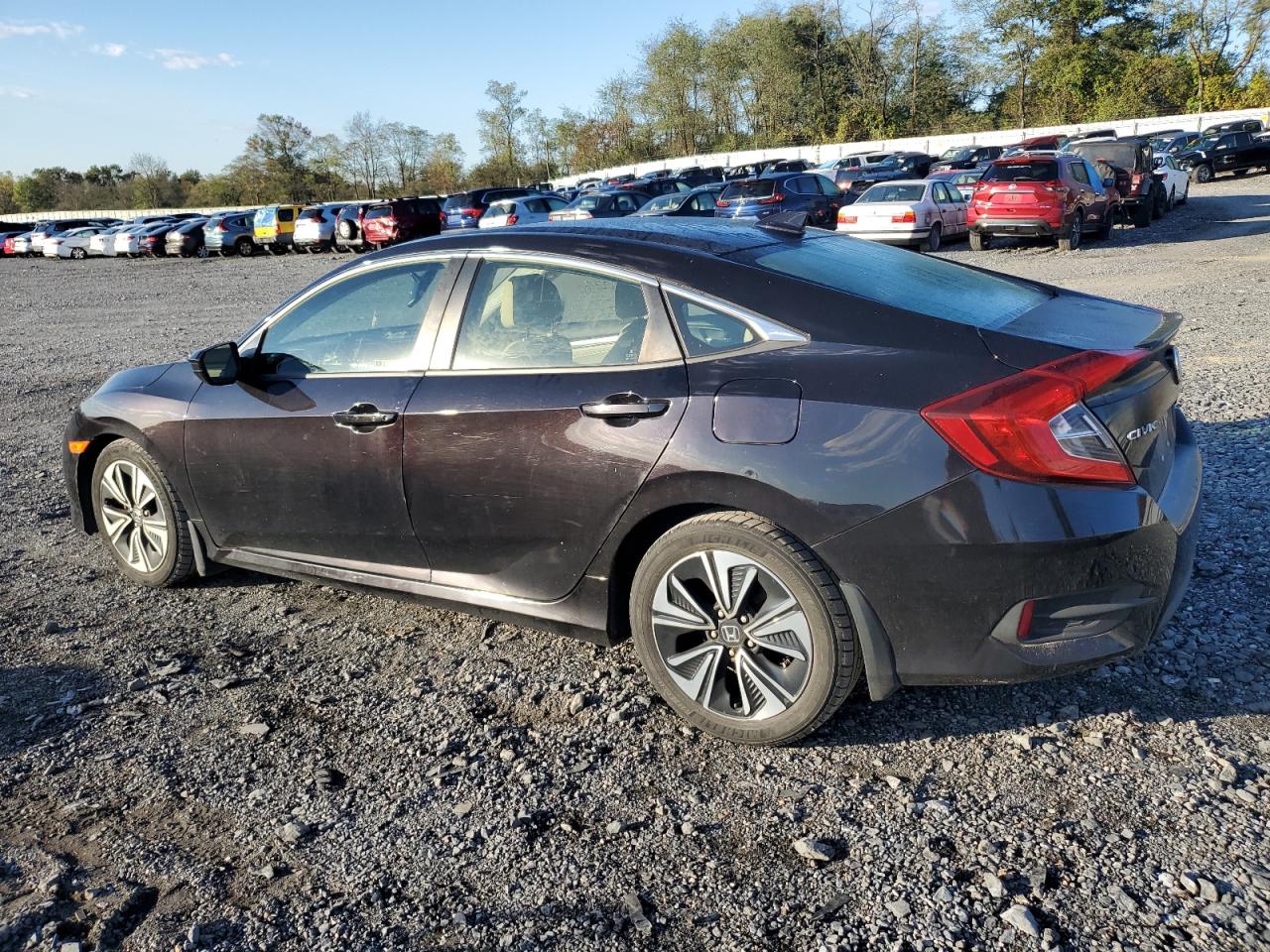 2018 Honda Civic VIN JHMFC1F70JX027153 Copart auction photo, front end damage thumbnail 2
