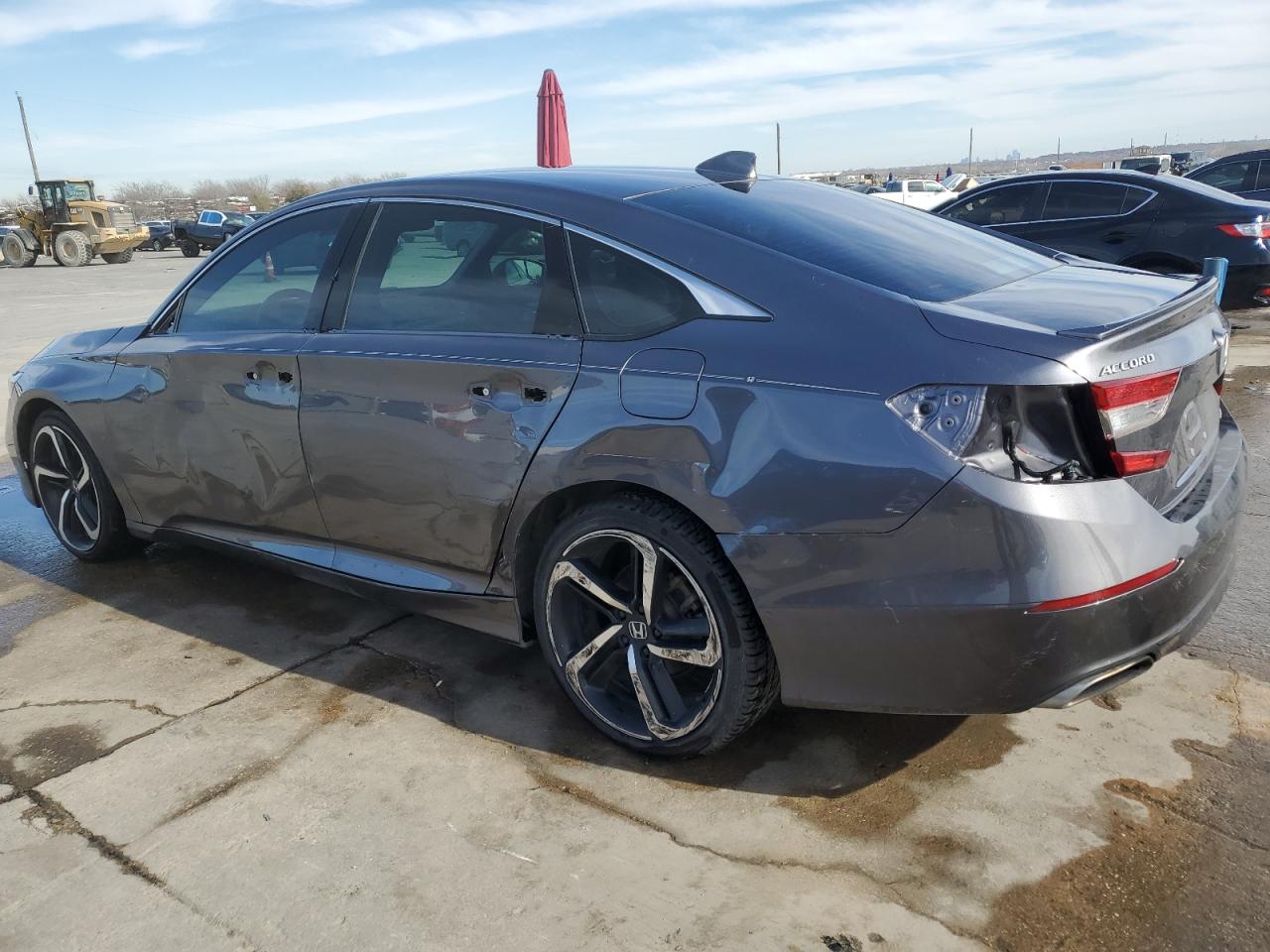 2019 Honda Accord VIN 1HGCV1F3XKA169012 Copart auction photo, side / front end damage thumbnail 2