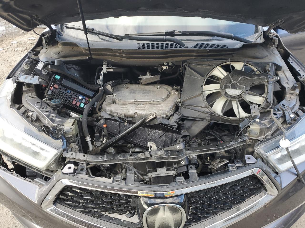 2018 Acura MDX VIN 5J8YD4H59JL012602 Copart auction photo, rear end / front end damage thumbnail 12