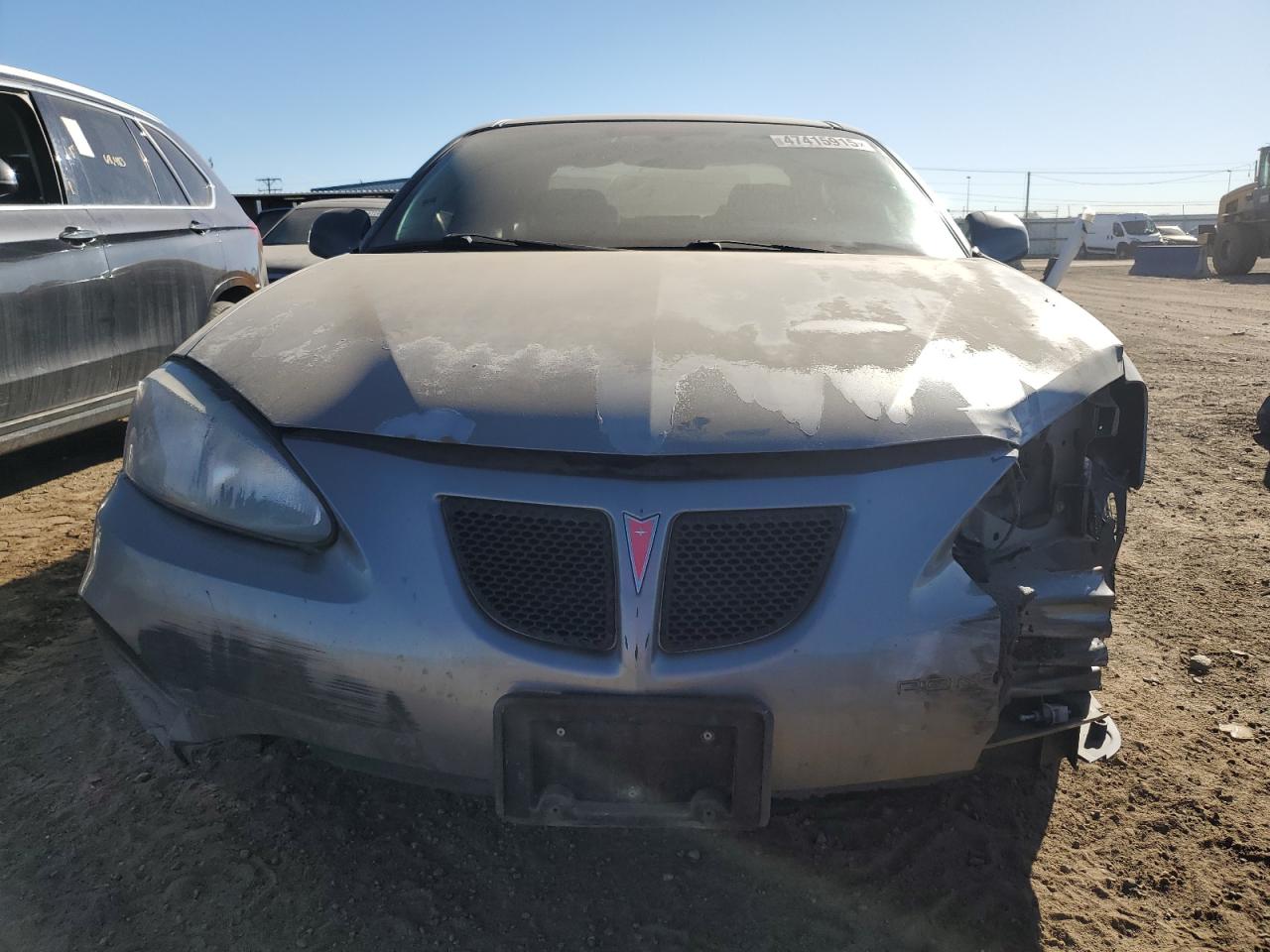 2007 Pontiac Grand Prix VIN 2G2WP552371168330 Copart auction photo, front end / side damage thumbnail 5