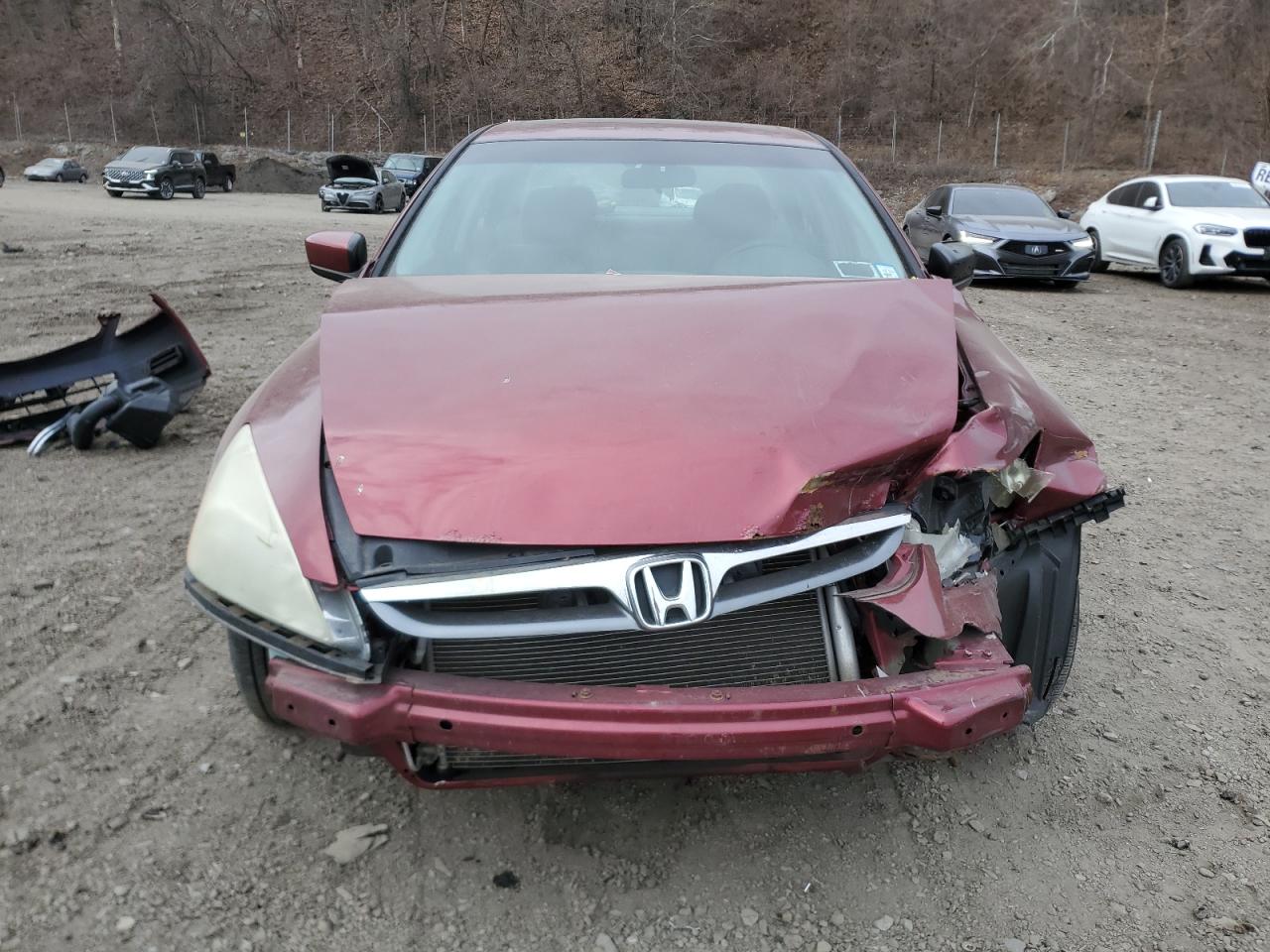 2006 Honda Accord VIN 1HGCM56706A142727 Copart auction photo, front end damage thumbnail 5