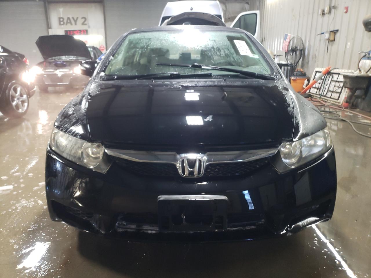 2010 Honda Civic VIN JHMFA3F20AS004569 Copart auction photo, side / front end damage thumbnail 5