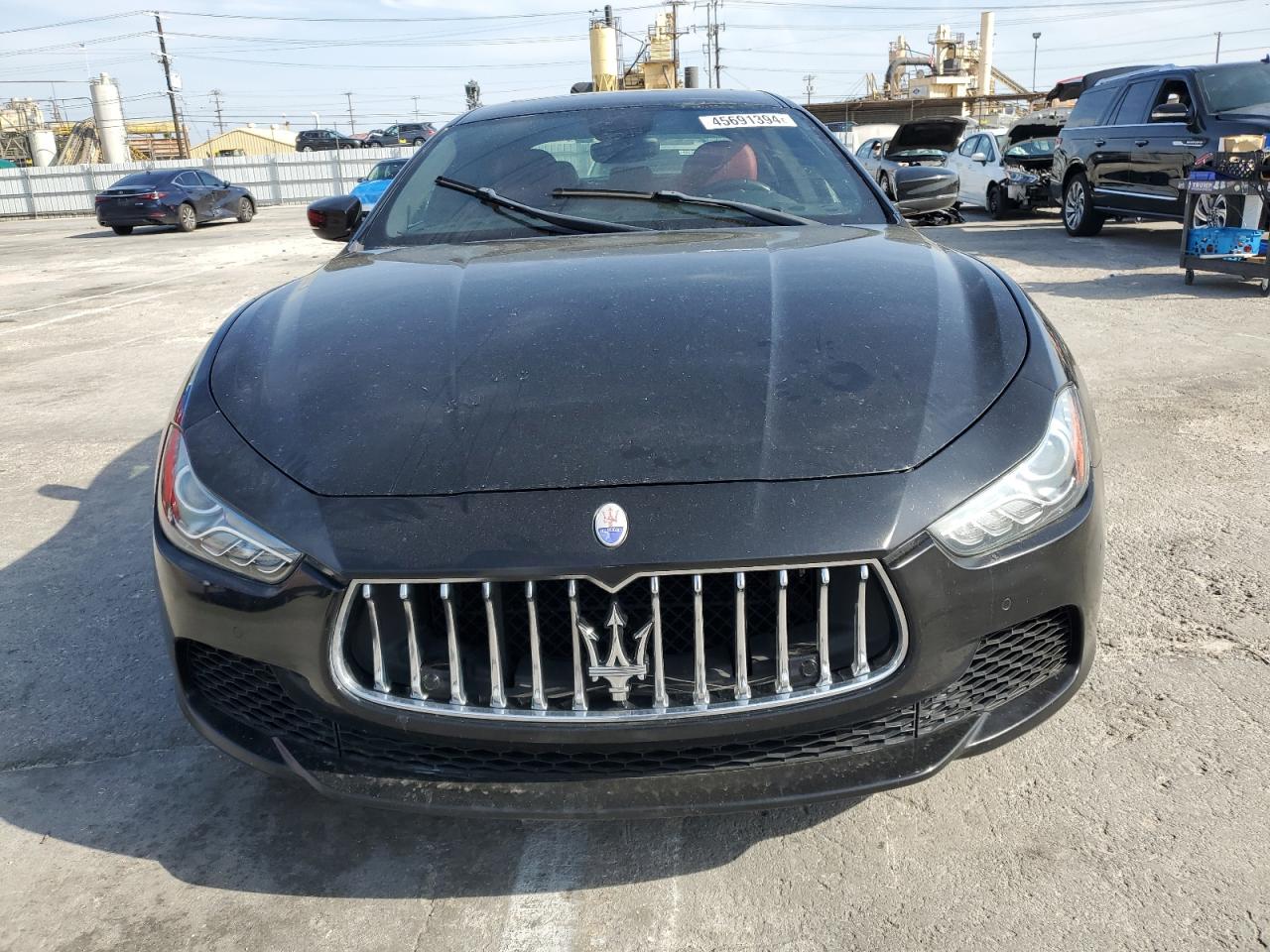 2017 Maserati Ghibli VIN ZAM57XSA1H1233953 Copart auction photo, water/flood damage thumbnail 5