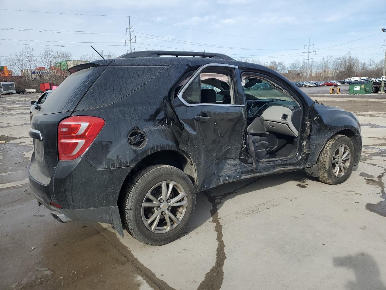 2017 Chevrolet Equinox VIN 2GNFLFE35H6300120 Copart auction photo, side damage thumbnail 3