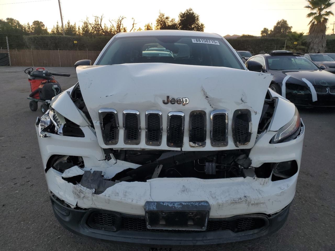2015 Jeep Grand Cherokee VIN 1C4PJLABXFW554245 Copart auction photo, front end damage thumbnail 5