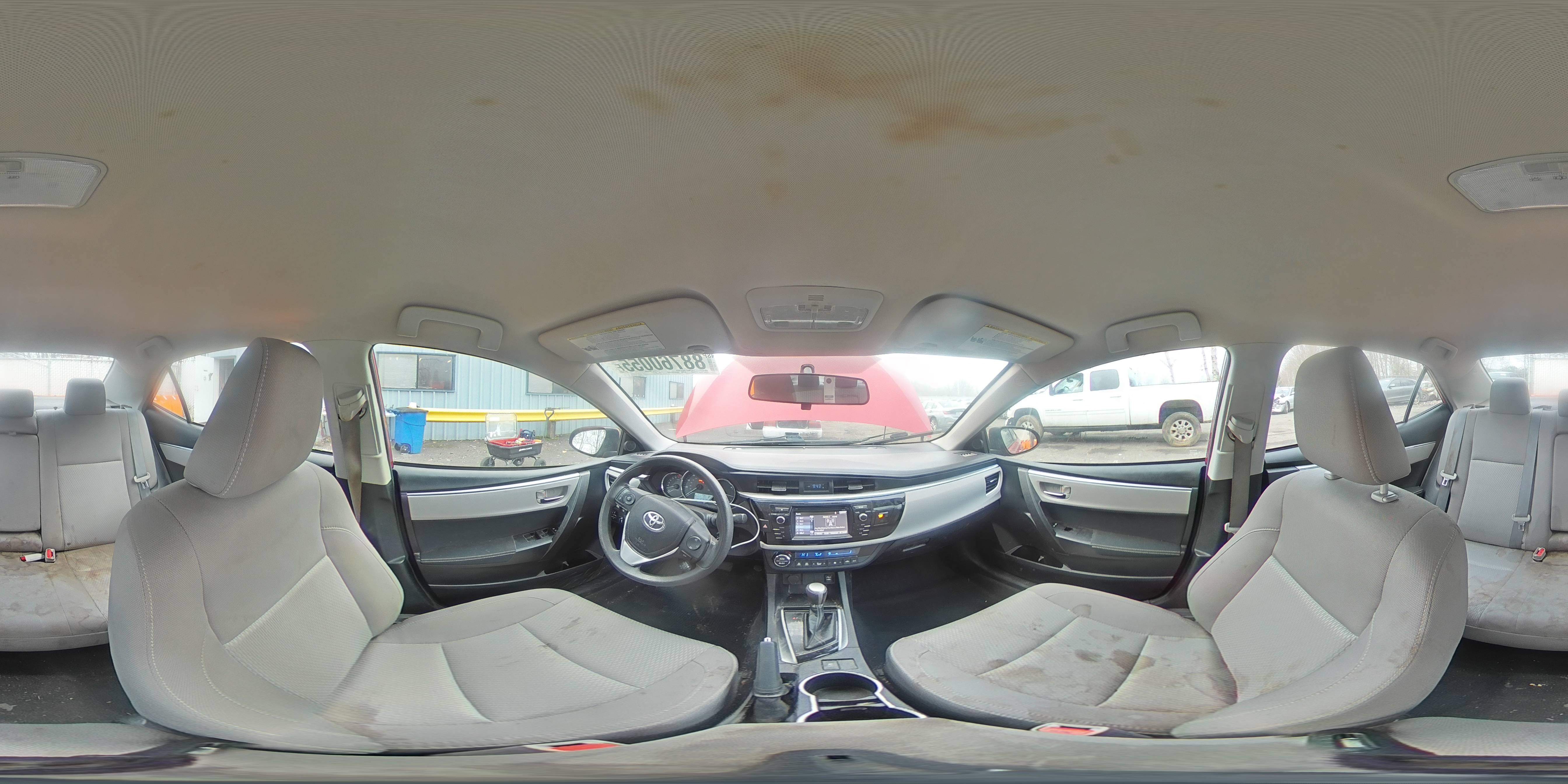 2015 Toyota Corolla VIN 2T1BURHE2FC256477 Copart auction photo, rear end damage thumbnail 13