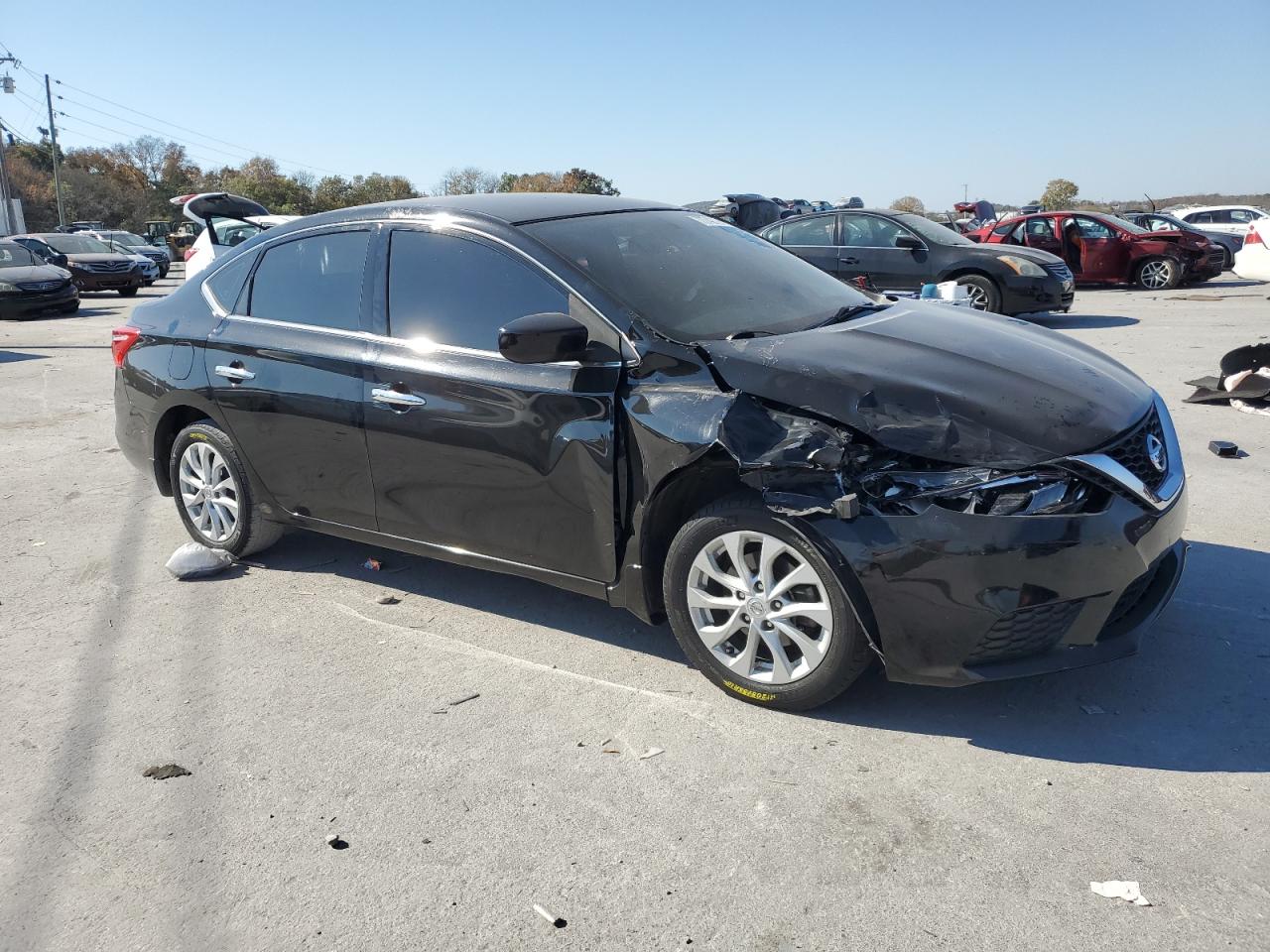 2019 Nissan Sentra VIN 3N1AB7AP6KY326576 Copart auction photo, frame damage / front end damage thumbnail 4