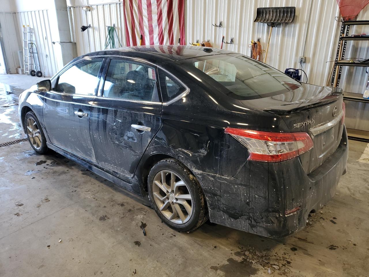 2015 Nissan Sentra VIN 3N1AB7AP5FY340264 Copart auction photo, side damage thumbnail 2