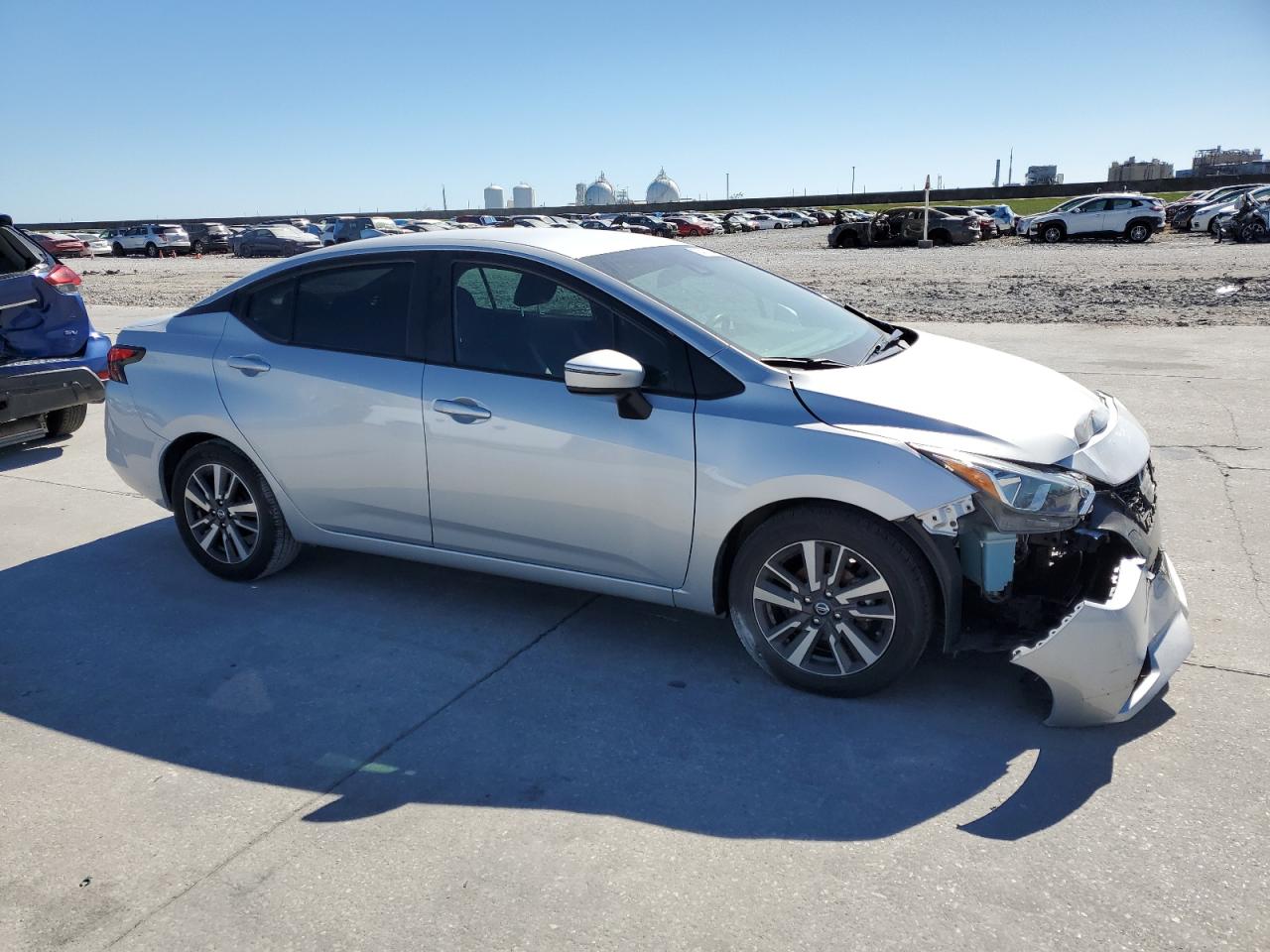2021 Nissan Versa VIN 3N1CN8EV4ML862053 Copart auction photo, front end damage thumbnail 4