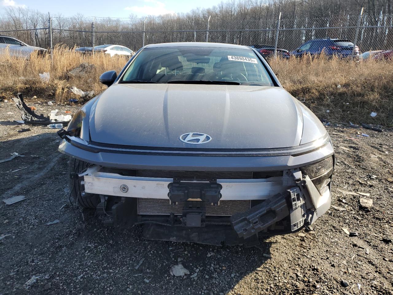 2024 Hyundai Sonata VIN KMHL64JA3RA367780 Copart auction photo, side / front end damage thumbnail 5