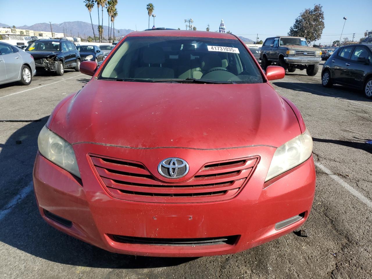2007 Toyota Camry VIN 4T1BE46K07U087598 Copart auction photo, rear end / minor dent/scratches damage thumbnail 5