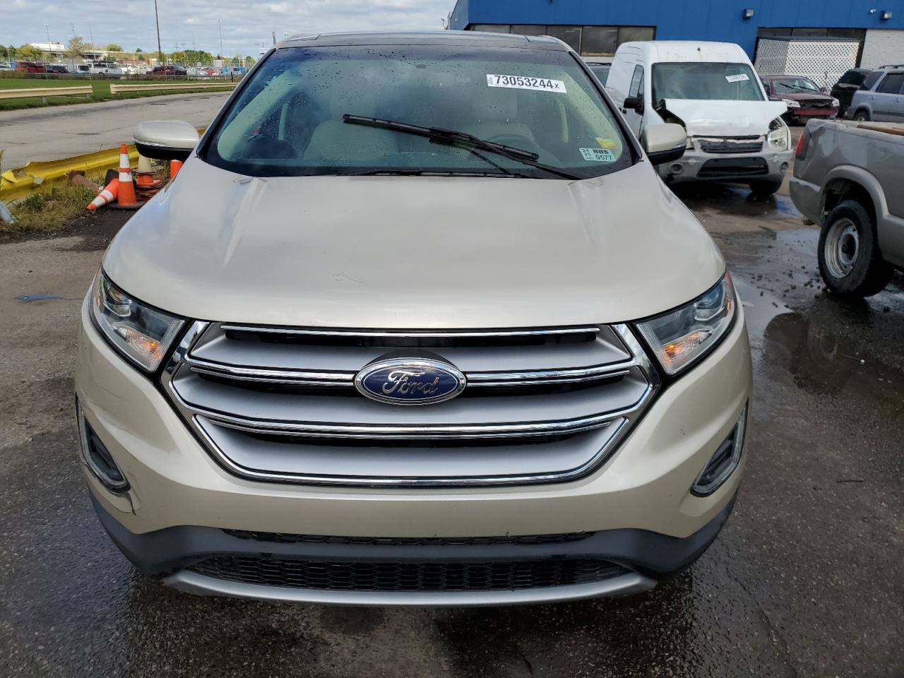 2017 Ford Edge VIN 2FMPK4J96HBC62169 Copart auction photo, rear end / side damage thumbnail 5