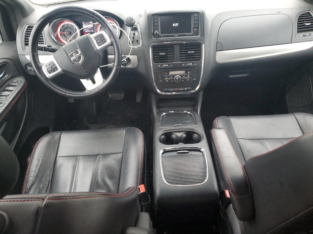 2019 Dodge Caravan VIN 2C4RDGEGXKR591280 Copart auction photo, rear end / front end damage thumbnail 8