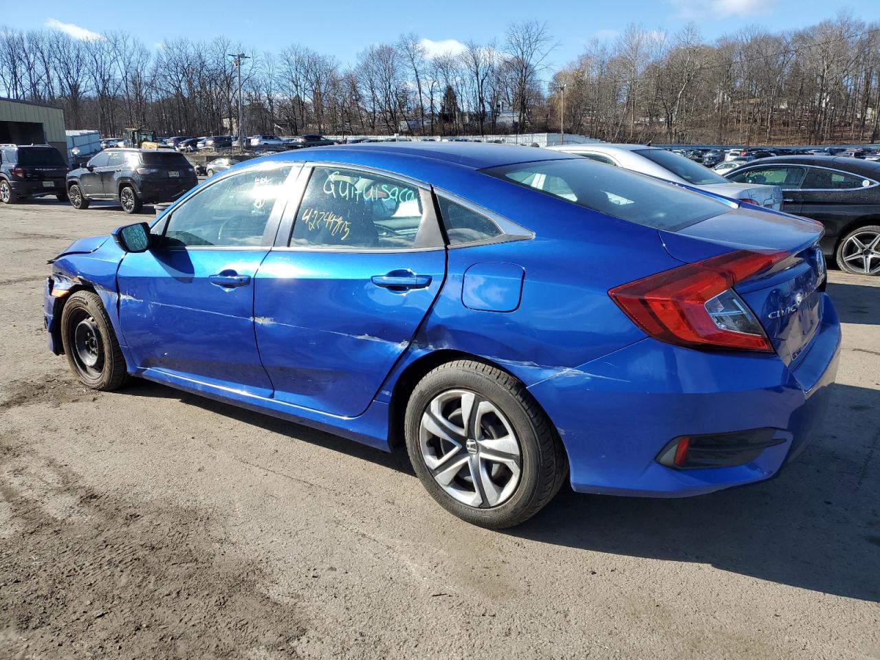 2016 Honda Civic VIN 19XFC2F55GE205508 Copart auction photo, all over damage thumbnail 2