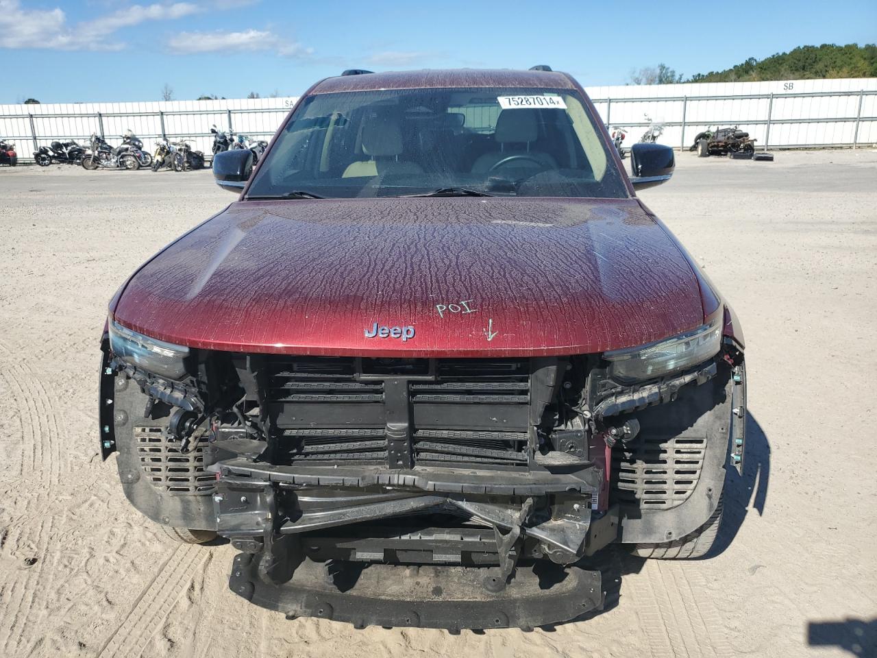 2021 Jeep Grand Cherokee VIN 1C4RJKBG0M8158145 Copart auction photo, front end / rear end damage thumbnail 5