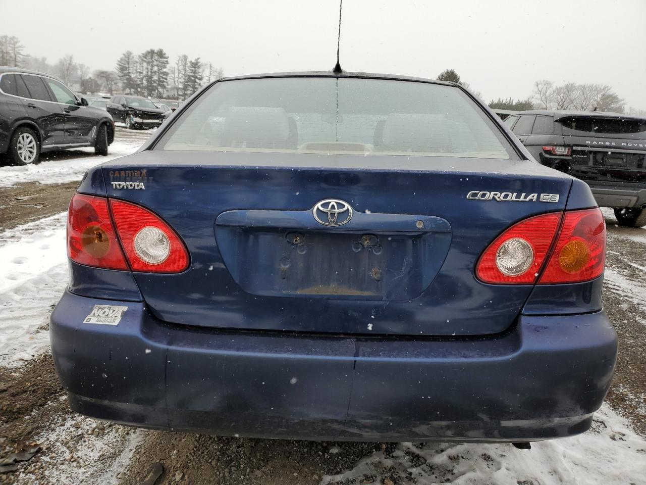 2003 Toyota Corolla VIN JTDBR32E230035443 Copart auction photo, front end / rear end damage thumbnail 6