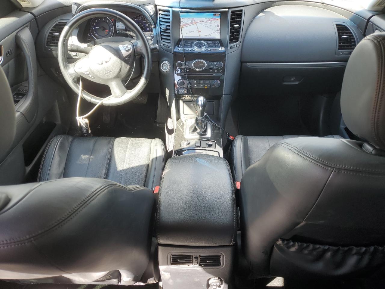 2015 Infiniti QX70 VIN JN8CS1MW3FM482349 Copart auction photo, rear end / rejected repair damage thumbnail 8