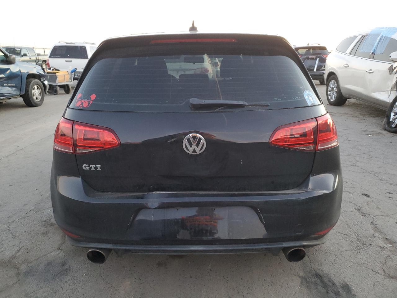 2015 Volkswagen GTI VIN 3VW4T7AU7FM008540 Copart auction photo, rear end damage thumbnail 6
