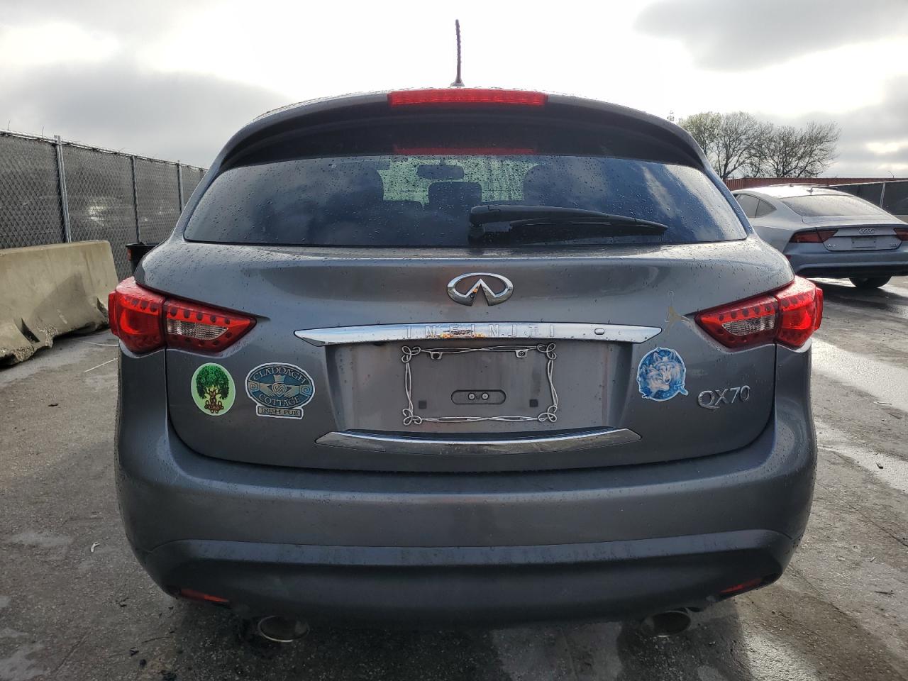 2017 Infiniti QX70 VIN JN8CS1MW0HM414772 Copart auction photo, minor dent/scratches damage thumbnail 6