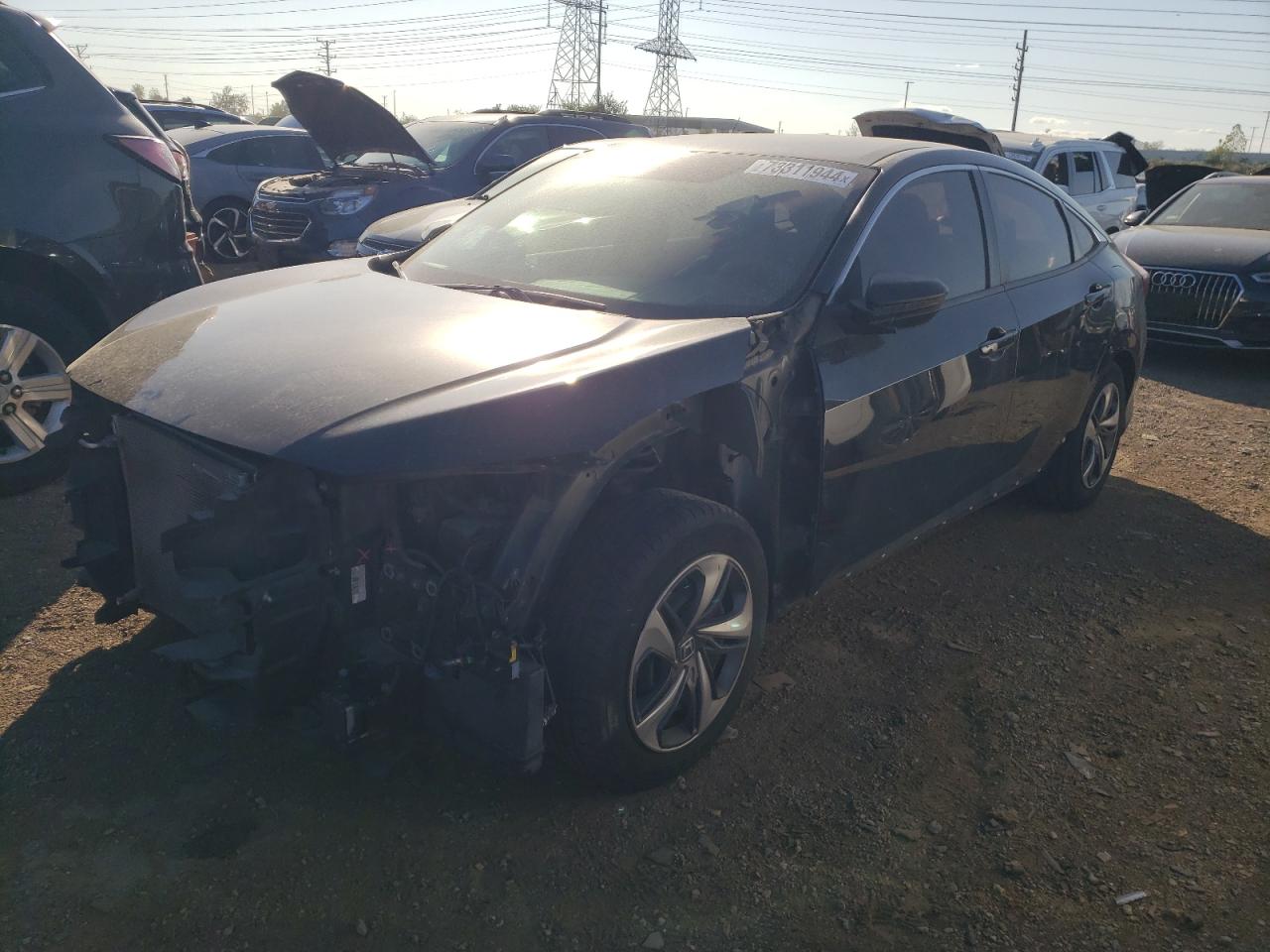 2019 Honda Civic VIN 2HGFC2F66KH571291