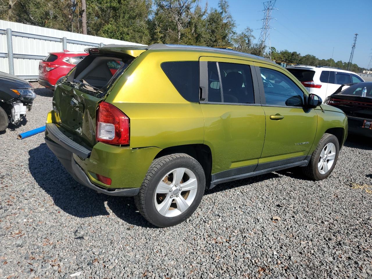 2012 Jeep Compass VIN 1C4NJDEBXCD659222 Copart auction photo, rear end damage thumbnail 3