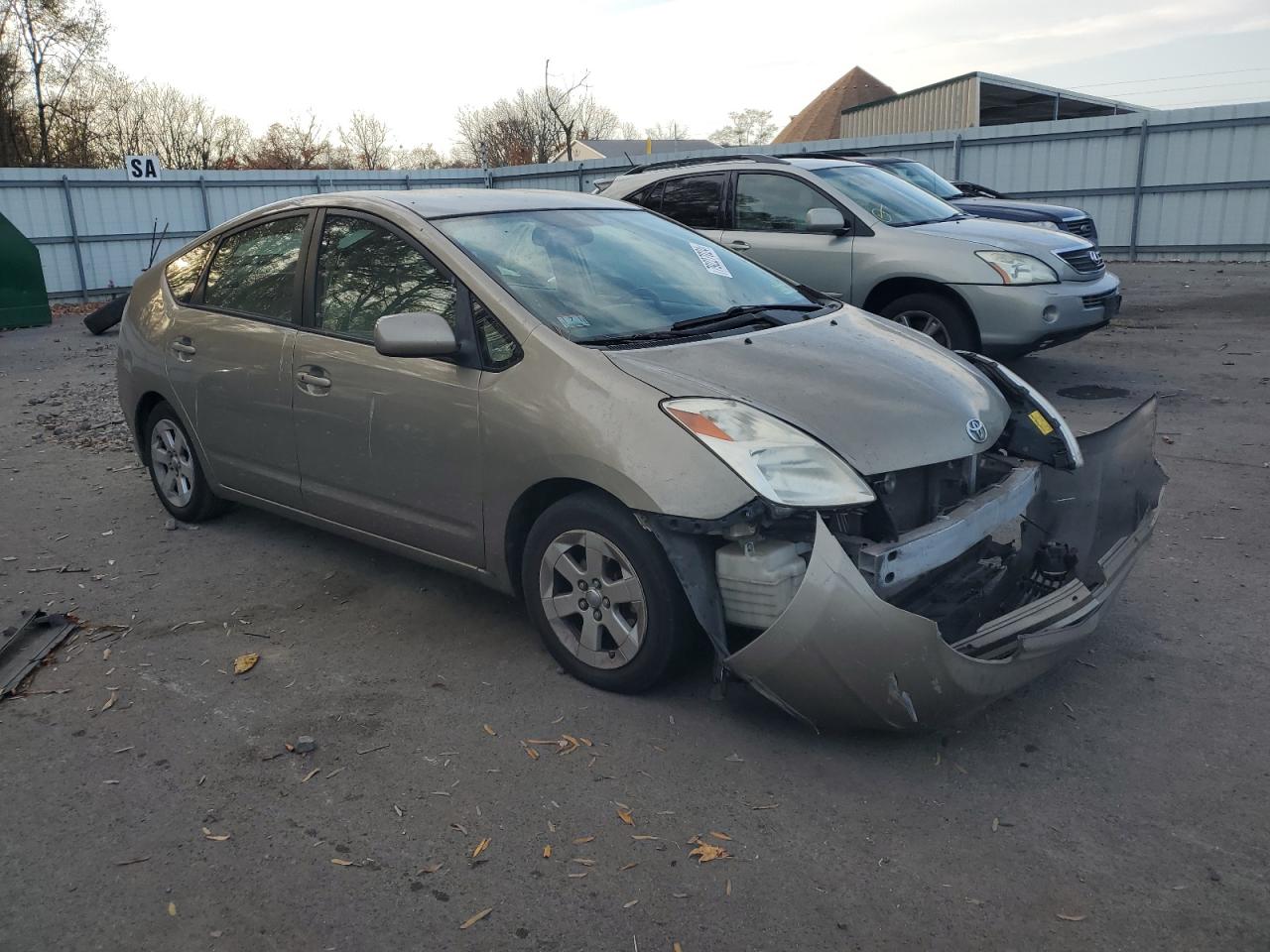 2005 Toyota Prius VIN JTDKB20U753040096 Copart auction photo, front end damage thumbnail 4