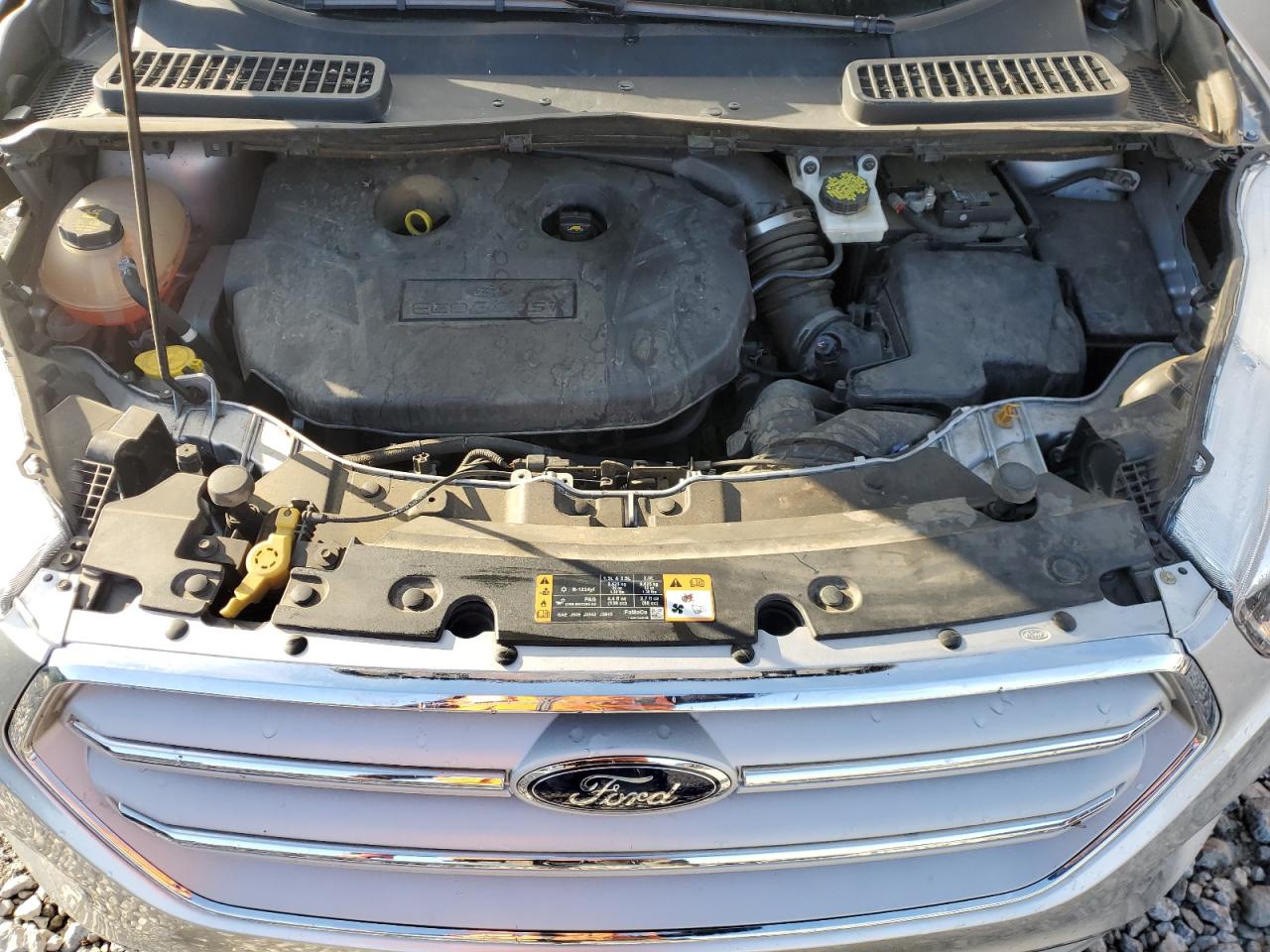 2019 Ford Escape VIN 1FMCU9G94KUB33717 Copart auction photo, side / front end damage thumbnail 12