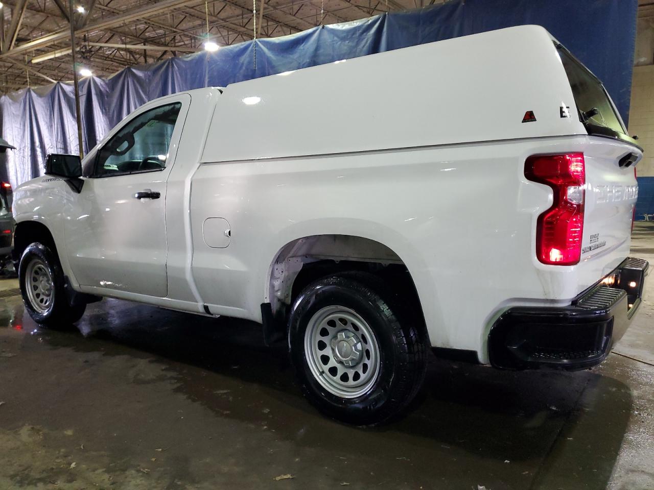 2023 Chevrolet Silverado VIN 3GCNAAEK9PG354611 Copart auction photo, front end / side damage thumbnail 2