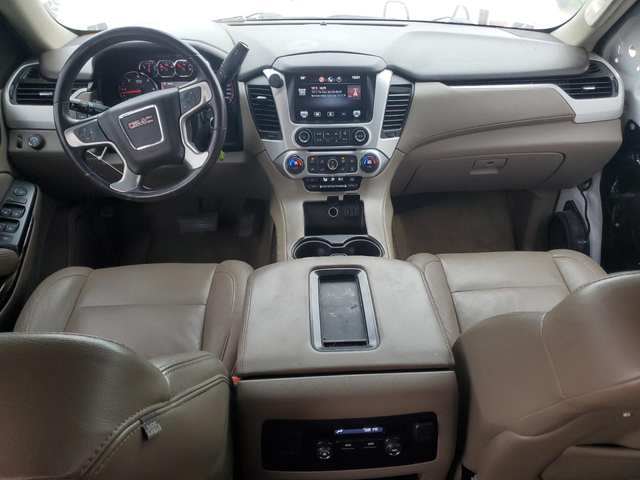 2015 GMC Yukon VIN 1GKS1GKC2FR167104 Copart auction photo, front end / rear end damage thumbnail 8