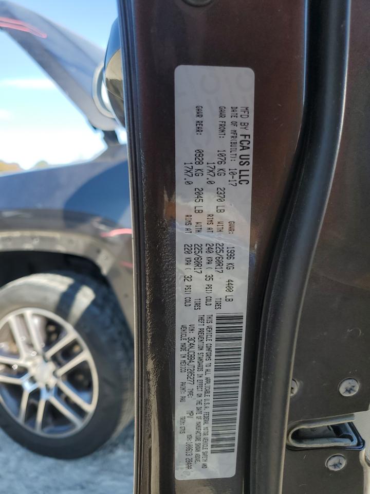2018 Jeep Compass VIN 3C4NJCBB4JT205277 Copart auction photo, front end / mechanical damage thumbnail 14