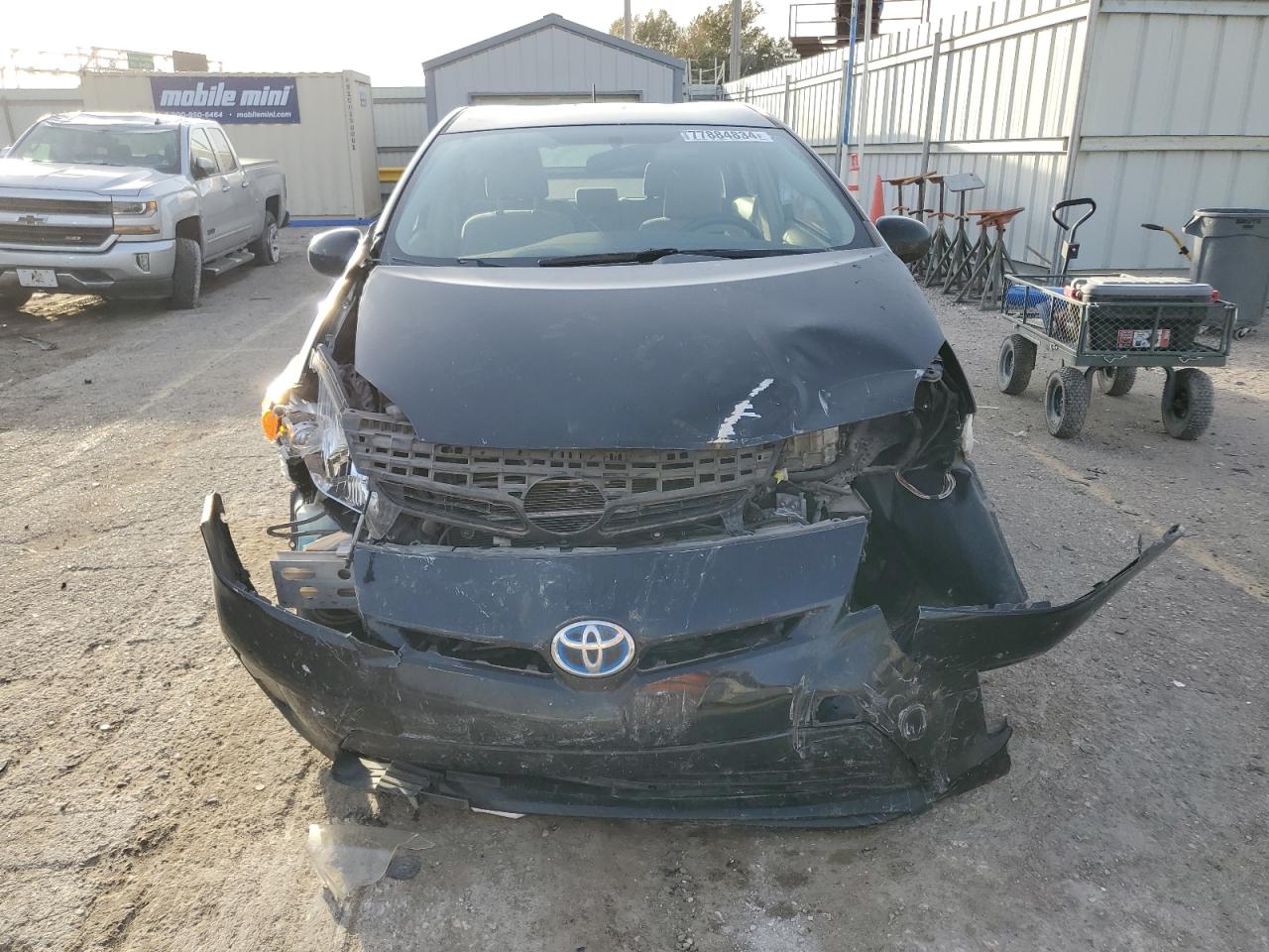 2014 Toyota Prius VIN JTDKN3DU6E0382986 Copart auction photo, front end / minor dent/scratches damage thumbnail 5