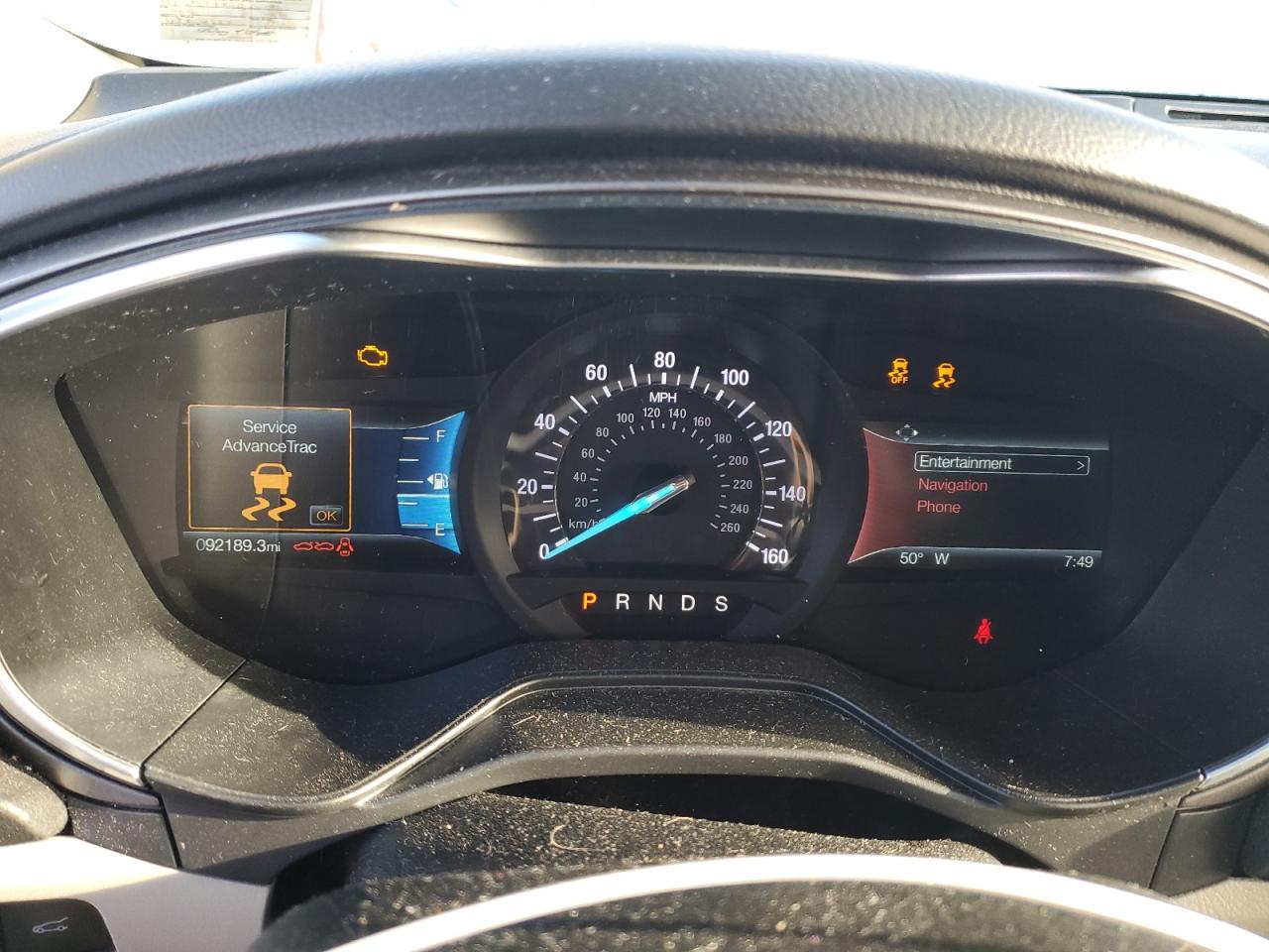 2020 Ford Fusion VIN 3FA6P0T9XLR254955 Copart auction photo, front end / minor dent/scratches damage thumbnail 9