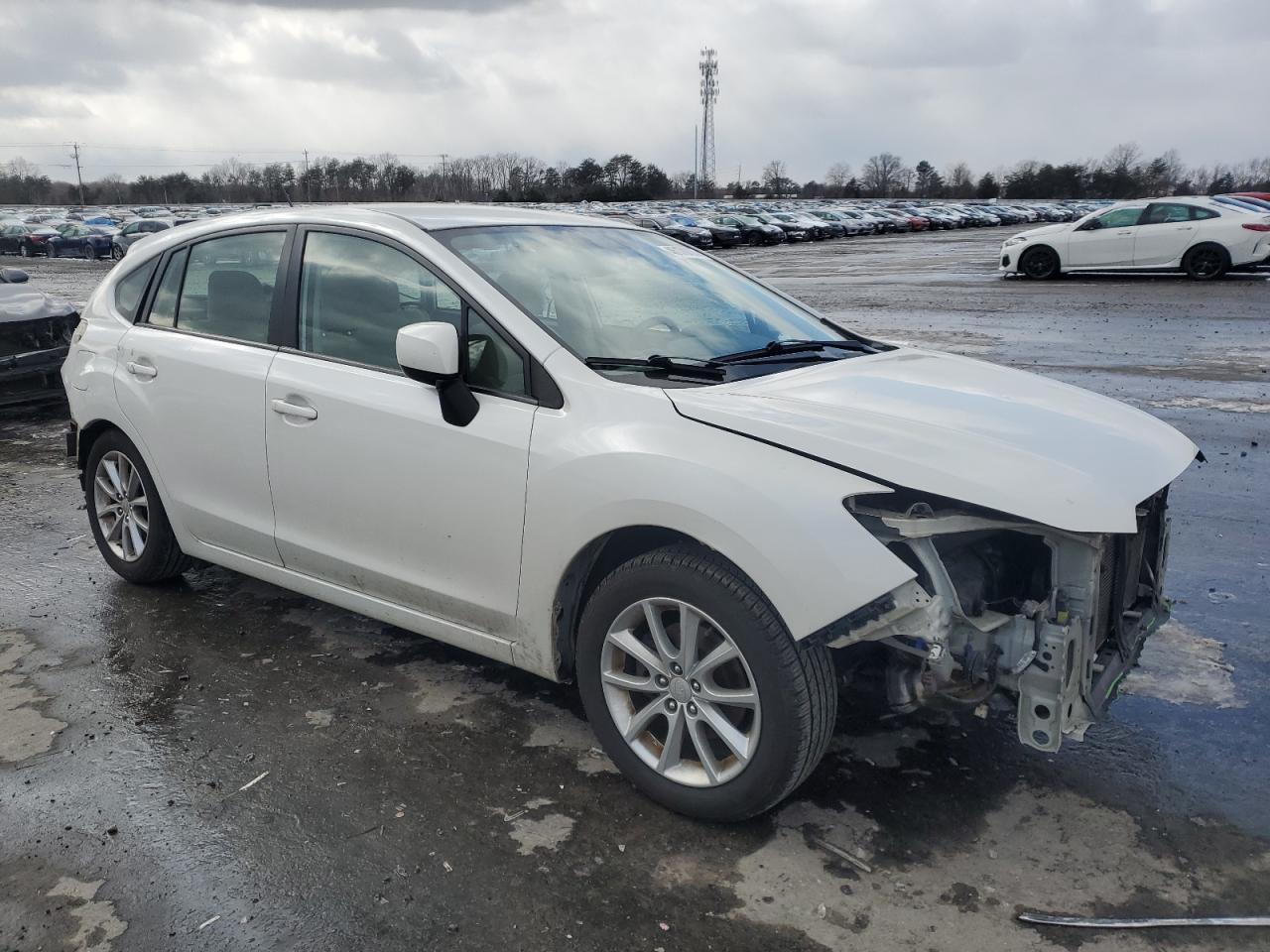 2012 Subaru Impreza VIN JF1GPAC69CH223875 Copart auction photo, front end / rear end damage thumbnail 4