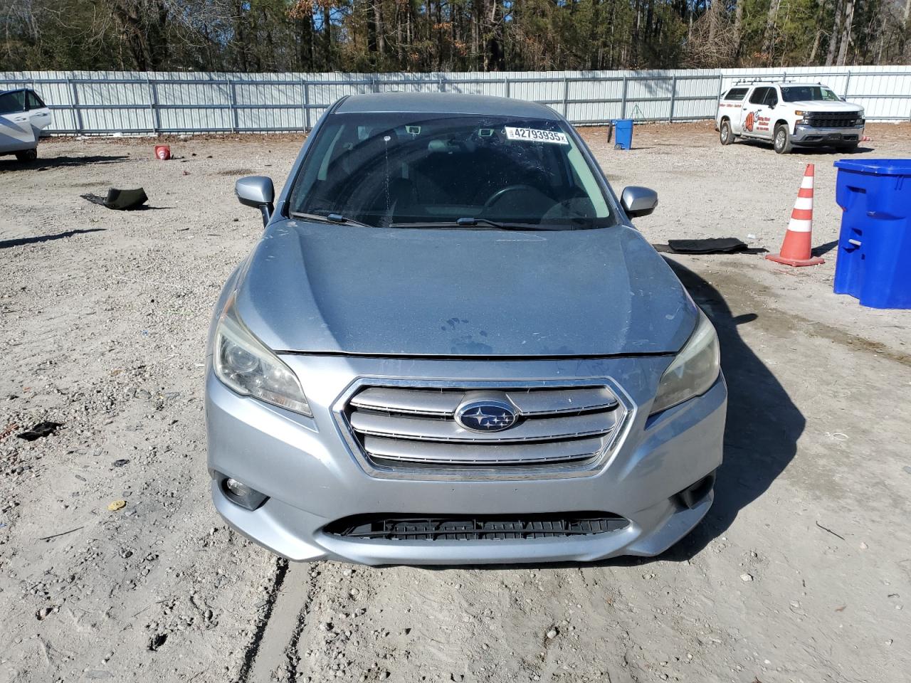 2015 Subaru Legacy VIN 4S3BNAF64F3069695 Copart auction photo, side / front end damage thumbnail 5