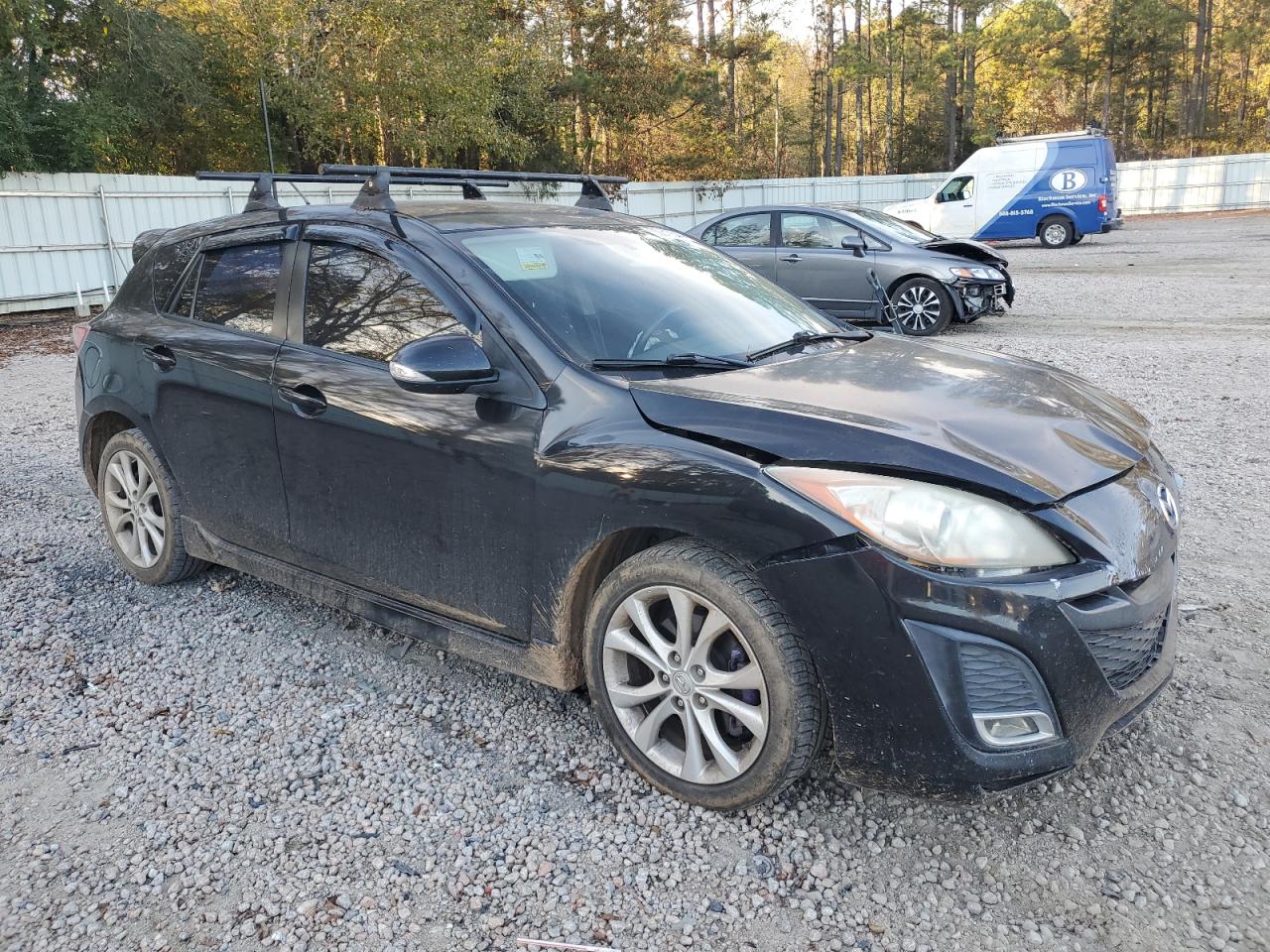 2010 Mazda 3 VIN JM1BL1H54A1128646 Copart auction photo, rear end / front end damage thumbnail 4