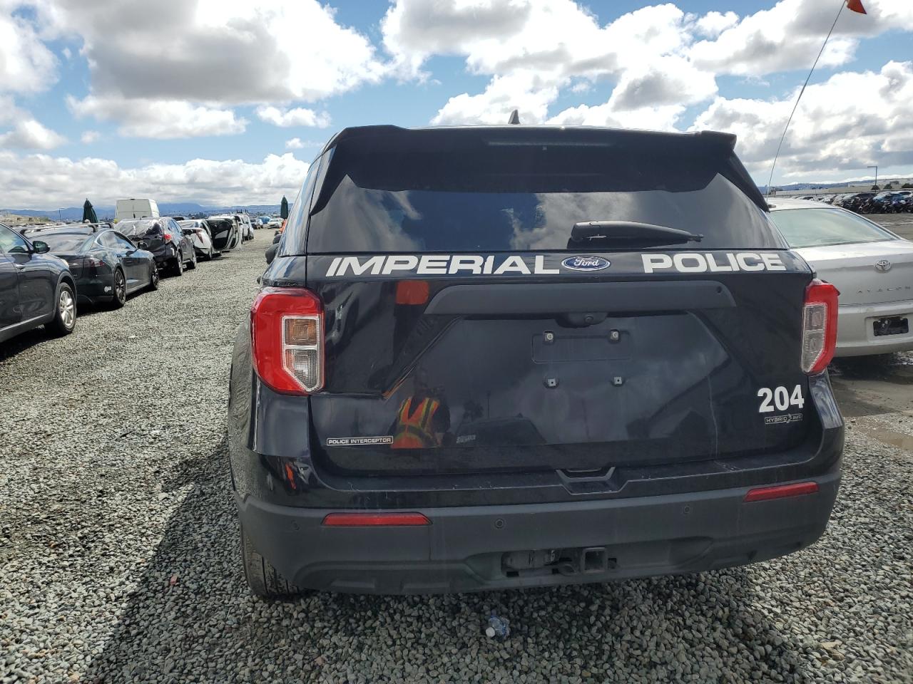 2021 Ford Explorer VIN 1FM5K8AW7MNA04682 Copart auction photo, front end / side damage thumbnail 6