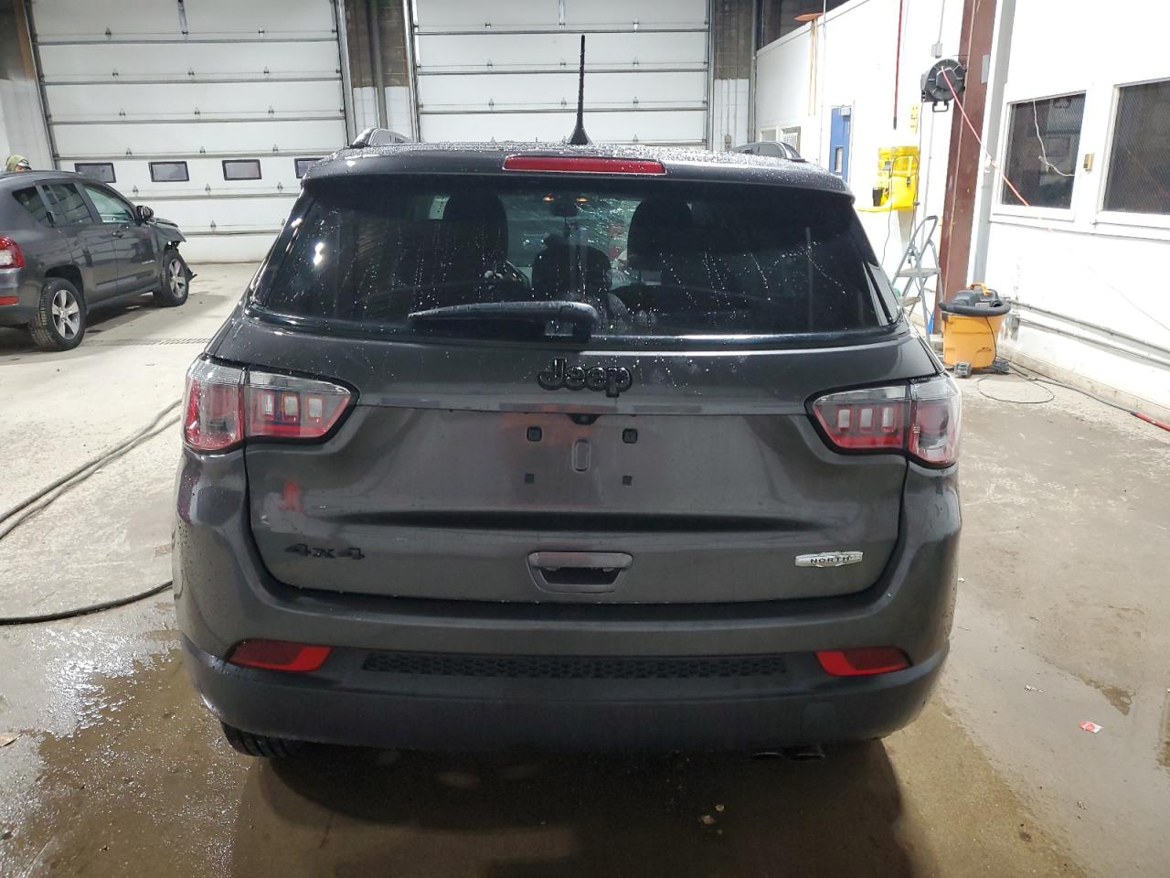 2020 Jeep Compass VIN 3C4NJDAB3LT167566 Copart auction photo, front end / side damage thumbnail 6