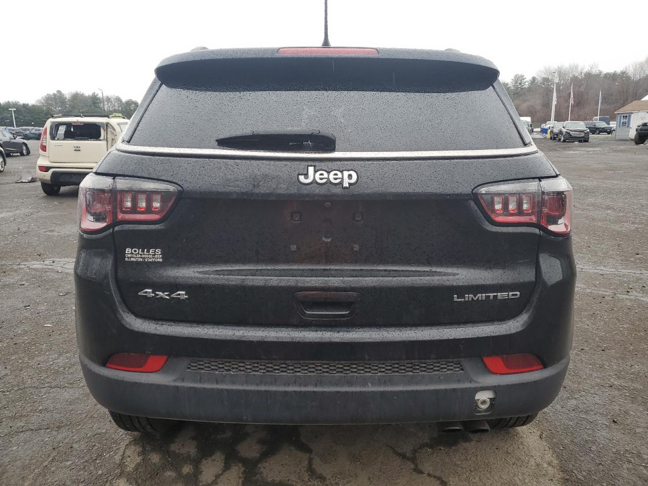 2019 Jeep Compass VIN 3C4NJDCB2KT651448 Copart auction photo, all over damage thumbnail 6