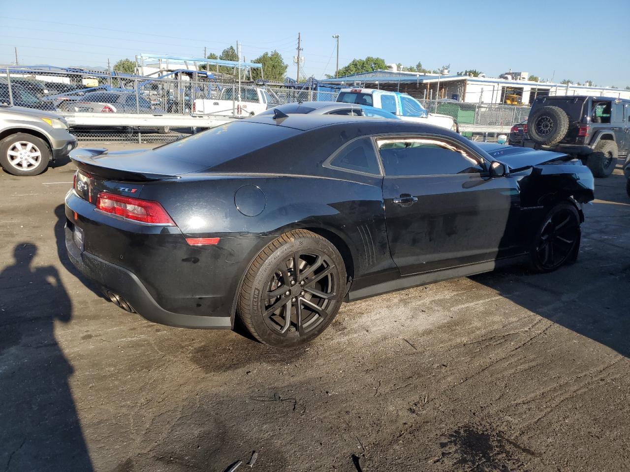 2014 Chevrolet Camaro VIN 2G1FL1EP4E9800609 Copart auction photo, front end damage thumbnail 3